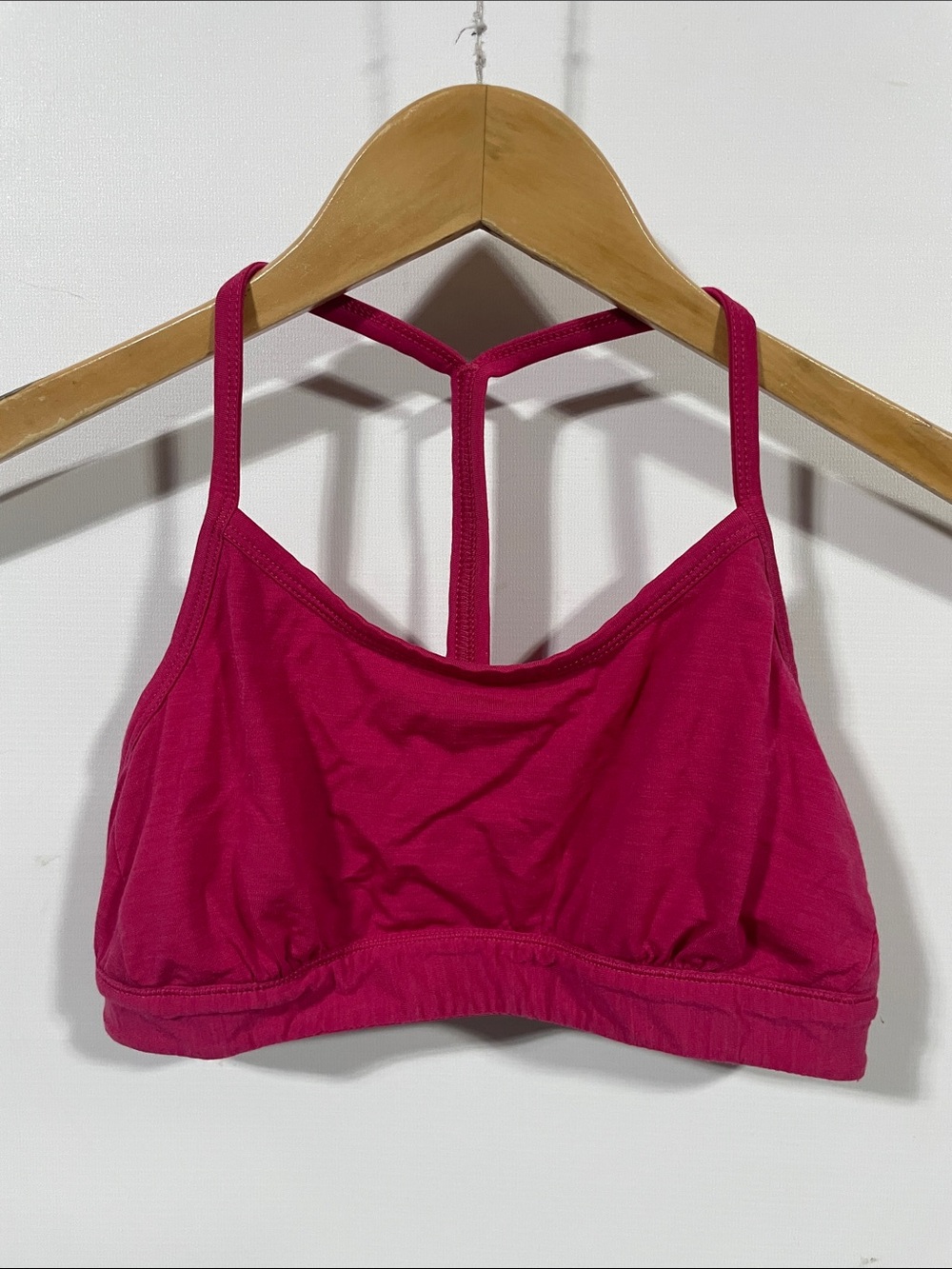 Icebreaker Fuchsia T-Back Sports Bralette